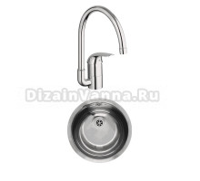 Комплект Мойка Reginox Amazone L WLUX OSP сталь + Смеситель Grohe Euroeco 32752000