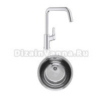 Комплект Мойка Reginox Amazone WLUX OSP сталь + Смеситель Grohe Eurosmart 30567000