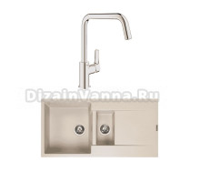 Комплект Мойка Reginox Amsterdam 15 3,5 caffe silvery + Смеситель Grohe Eurosmart 30567000