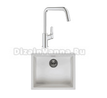 Комплект Мойка Reginox Amsterdam 50 3,5 pure white + Смеситель Grohe Eurosmart 30567000
