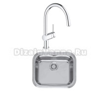 Комплект Мойка Reginox Chicago L LUX OKG сталь + Смеситель Grohe Minta 3291800E хром