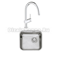 Комплект Мойка Reginox Colorado L18 4035 LUX OKG сталь + Смеситель Grohe Minta 3291800E хром