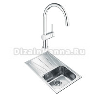 Комплект Мойка Reginox Diplomat 10 LUX OKG (pallet) + Смеситель Grohe Minta 3291800E хром