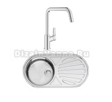Комплект Мойка Reginox Galicia LINEN OKG (pallet) + Смеситель Grohe Eurosmart 30567000