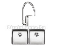 Комплект Мойка Reginox Ohio + LUX 3,5 40x40 40x40 + Смеситель Grohe Euroeco 32752000