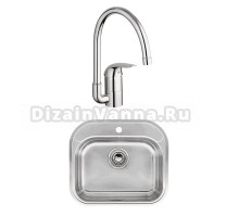 Комплект Мойка Reginox Orlando L LUX OKG сталь + Смеситель Grohe Euroeco 32752000