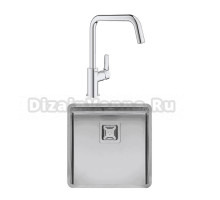 Комплект Мойка Reginox Texas Cuadrat LUX 3,5 (c/box) 40x40 L radius 10 + Смеситель Grohe Eurosmart 30567000