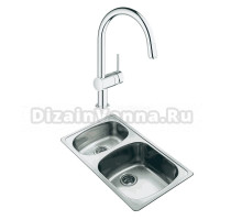 Комплект Мойка Reginox Vancouver LUX KGOKG (pallet) + Смеситель Grohe Minta 3291800E хром