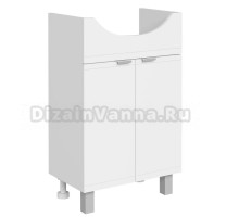 Тумба под раковину без столешницы DIWO Дмитров 50 напольная, 2 дверцы, белая