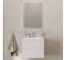 Мебель для ванной комнаты Cezares Duet 60 bianco lucido, раковина Cezares CZR-8073-60