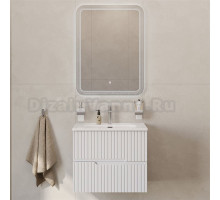 Мебель для ванной комнаты Cezares Duet 60 bianco lucido, раковина Cezares CZR-8095-60