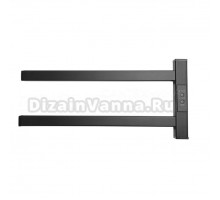 Полотенцесушитель электрический Маргроид Cook 1840-1081-9005R 19.5х40.5 R, черный матовый