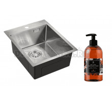 Мойка кухонная Emar PVD A EMB-128A PVD Nano Satine + Жидкое мыло Grass Milana