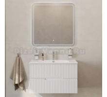 Мебель для ванной комнаты Cezares Duet 80 bianco opaco, раковина Cezares CZR-8095-80