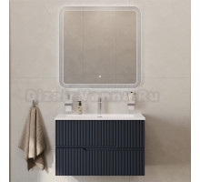 Мебель для ванной комнаты Cezares Duet 80 grafito, раковина Cezares CZR-8073-80