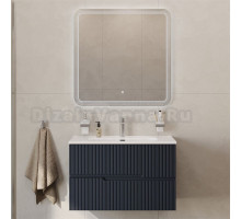 Мебель для ванной комнаты Cezares Duet 80 grafito, раковина Cezares CZR-8095-80