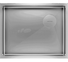 Мойка кухонная Paulmark Next-Skew PM885444-BS брашированная сталь + Жидкое мыло Grass Milana