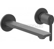 Смеситель для раковины AltroBagno Unione 010507 GrMt С ВНУТРЕННЕЙ ЧАСТЬЮ, оружейная сталь