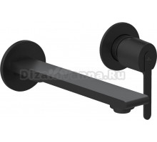 Смеситель для раковины AltroBagno Unione 010508 NeOp С ВНУТРЕННЕЙ ЧАСТЬЮ, матовый черный