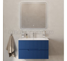 Мебель для ванной комнаты Cezares Duet 80 sapfiro, раковина Cezares CZR-8073-80