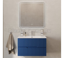 Мебель для ванной комнаты Cezares Duet 80 sapfiro, раковина Cezares CZR-8095-80