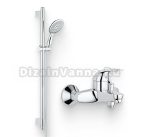 Душевой комплект Смеситель Grohe Euroeco 32743000 + Гарнитур Power&Soul 130 27738000