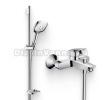 Душевой комплект Смеситель Hansgrohe Logis 71400000 + Гарнитур Raindance Select E 150 27857000 Unica'S Puro