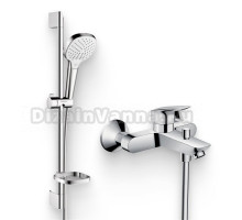 Душевой комплект Смеситель Hansgrohe Logis 71400000 + Гарнитур Croma Select E 26586400