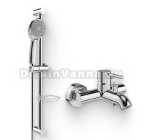 Душевой комплект Смеситель VitrA Minimax S A41994EXP + Гарнитур Samba 3F A45680WSA