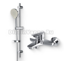 Душевой комплект Смеситель AM.PM Gem F90A10000 + Гарнитур Like F0180064