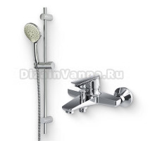 Душевой комплект Смеситель AM.PM Gem F90A10000 + Гарнитур F0190100 хром