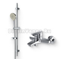 Душевой комплект Смеситель AM.PM Gem F90A10000 + Гарнитур Tender F0145A000