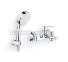 Душевой комплект Гарнитур Grohe Tempesta Cosmopolitan 26084002 + Смеситель BauEdge 23605000
