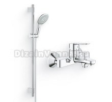 Душевой комплект Смеситель Grohe BauEdge 23605000 + Гарнитур Power&Soul 130 27738000