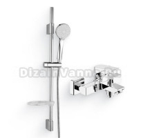 Душевой комплект Гарнитур Olive'S BD02 + Смеситель Porto 11201PR