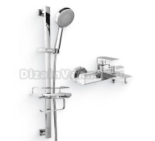 Душевой комплект Гарнитур IDDIS TSH1601 + Смеситель Bridge BRDSB00i02WA