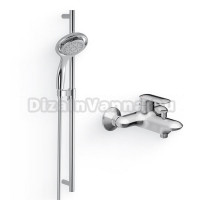 Душевой комплект Смеситель Jacob Delafon Kumin E99460-CP + Гарнитур Flipside E15865-CP