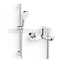 Душевой комплект Смеситель Hansgrohe Rebris S 72440000 хром + Гарнитур Crometta Vario 650 26532400