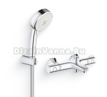 Душевой комплект Термостат Grohe Grohtherm 800 34576000 для ванны с душем + Гарнитур Tempesta Cosmopolitan 27588002