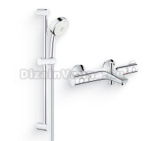 Душевой комплект Термостат Grohe Grohtherm 800 34576000 для ванны с душем + Гарнитур New Tempesta Cosmopolitan 27787002