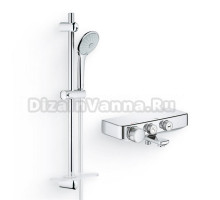 Душевой комплект Термостат Grohe Grohtherm SmartControl 34718000 для ванны с душем + Гарнитур Euphoria 110 Massage 27231001
