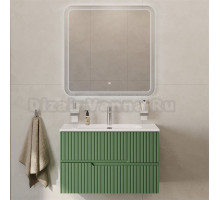 Мебель для ванной комнаты Cezares Duet 80 фисташковый софт, раковина Cezares CZR-8095-80