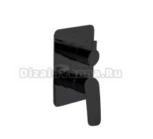 Встраиваемый смеситель для душа и ванны Ramonsoler New Fly 571502SNM С ВНУТРЕННЕЙ ЧАСТЬЮ, черный