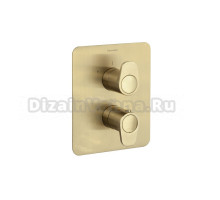 Термостатический смеситель встраиваемый Ramonsoler Alexia 368712SOC С ВНУТРЕННЕЙ ЧАСТЬЮ, золото