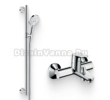 Душевой комплект Смеситель Hansgrohe Focus E2 31940000 + Гарнитур Raindance Select S 26322400 белый - хром