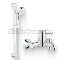 Душевой комплект Смеситель Grohe BauClassic 32865000 + Гарнитур Tempesta Cosmopolitan 27786002