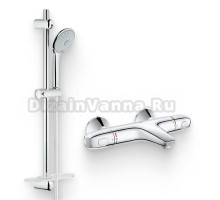 Душевой комплект Термостат Grohe Grohtherm 1000 New 34155003 для ванны с душем + Гарнитур Euphoria 110 Massage 27231001