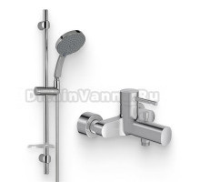 Душевой комплект Смеситель Jacob Delafon Cuff E45532-CP + Гарнитур Citrus E12980-CP