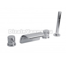 Смеситель на борт ванны ASD Onda 35233-D82 хром