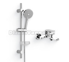 Душевой комплект Гарнитур Orange O-Shower O-Shower OS032 + Смеситель Gauss M30-100cr хром